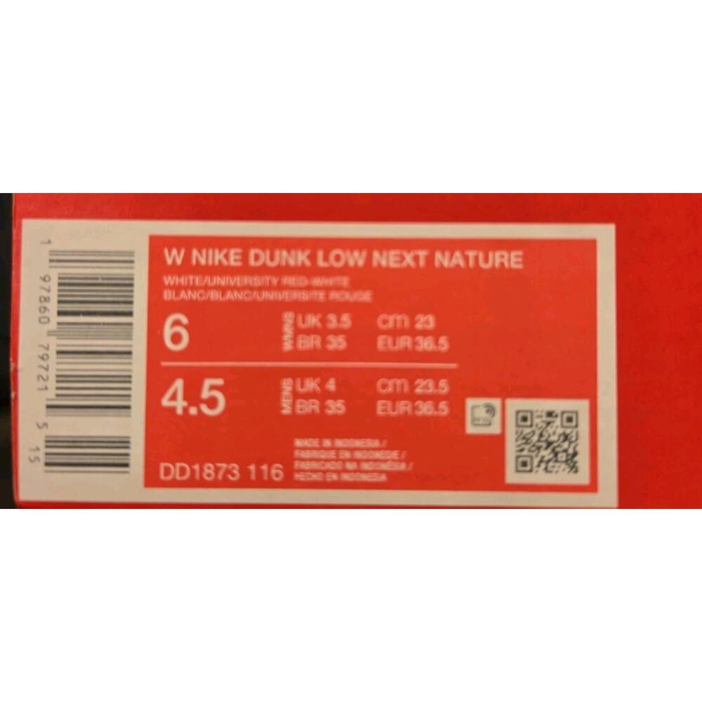 Size 6 Women Nike Dunk Low Next Nature. DD1873 116 - Picture 6 of 6